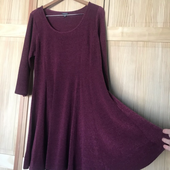 Hacci Knit Fluted Skater Dress - Picture 5 of 6